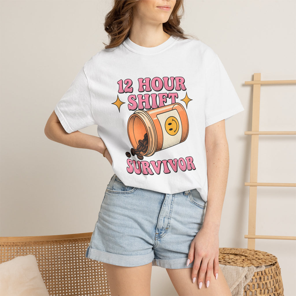 Coffee Beans Container Shirt Nurses Latte Gift Women Old School Tee Coffee Canister T-Shirt Nurse Enthusiast Vintage Tshirt Cappuccino