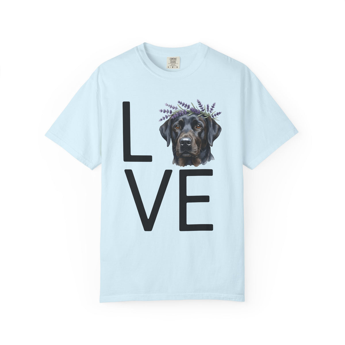 Labrador Dog Shirt Animals & Flowers Canine Unisex Gift Sketch Tee Retriever