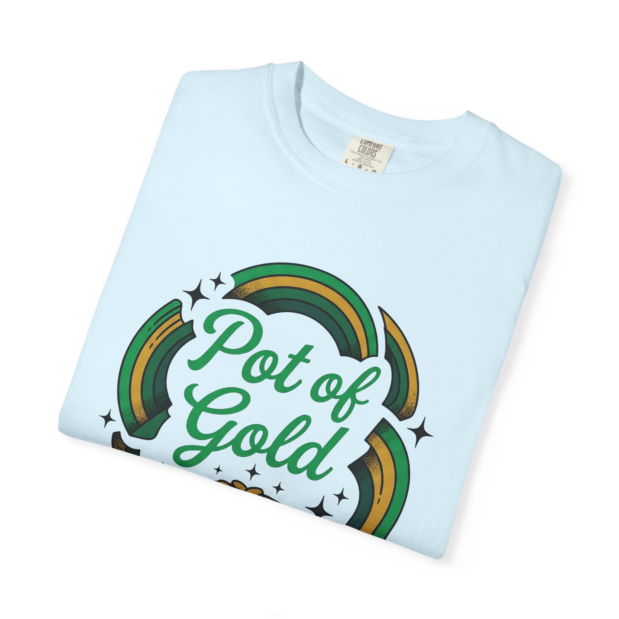 Treasure Pot Shirt St Patrick's Day Chance Gift Women Doodle Tee Treasure Chest T-Shirt Luck Fan Hand Drawn Tshirt Fortune Graphic Rustic