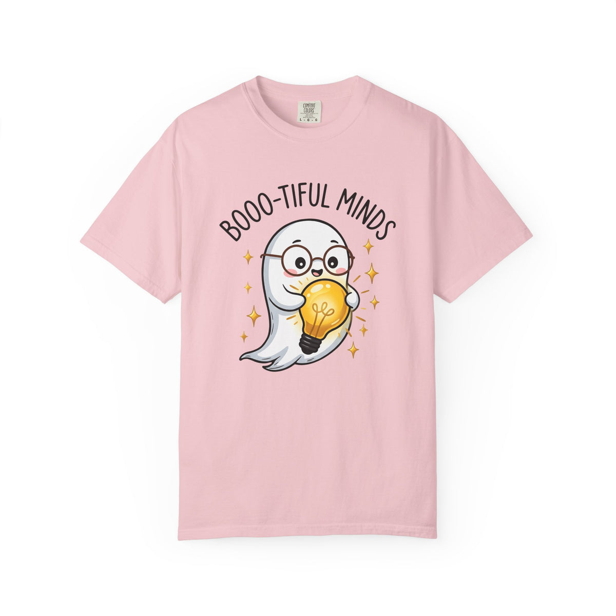 Spooky Specs Shirt Teachers Harvest Gift Women Chibi Tee Eyeglasses T-Shirt Educator Enthusiast Cartoon Tshirt Autumn Graphic Animation Bulb