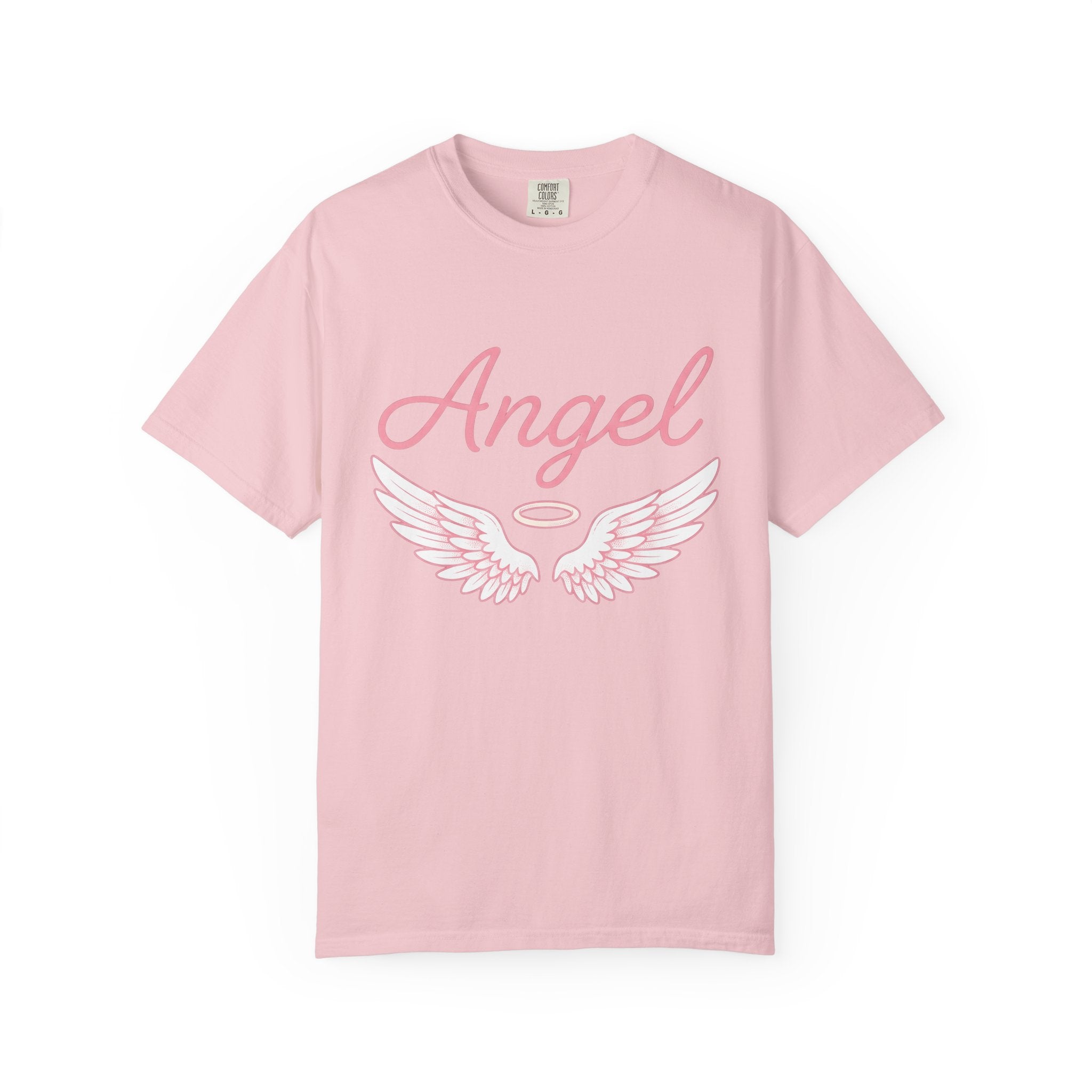 Angel Wings Shirt Angel Holistic Gift Women Playful Tee Feathered Wings T-Shirt Spiritual Fan Whimsical Tshirt Wellness Graphic Neat Halo