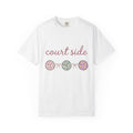 Volleyballs Shirt Volleyball Group Gift Women Soft Colors Tee Beachball T-Shirt Volleyball Fan Pastel Tshirt Team Graphic Simple Ribbons