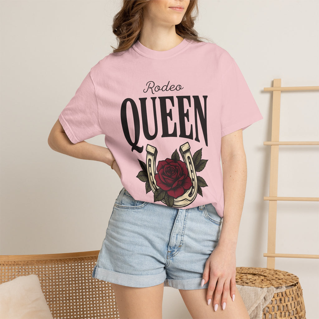 Horseshoe Rose Shirt Cowgirl Rodeo Gift Women Vintage Tee Rose T-Shirt Cowgirl Fan Rustic Tshirt Rodeo Graphic Western Floral Tshirt