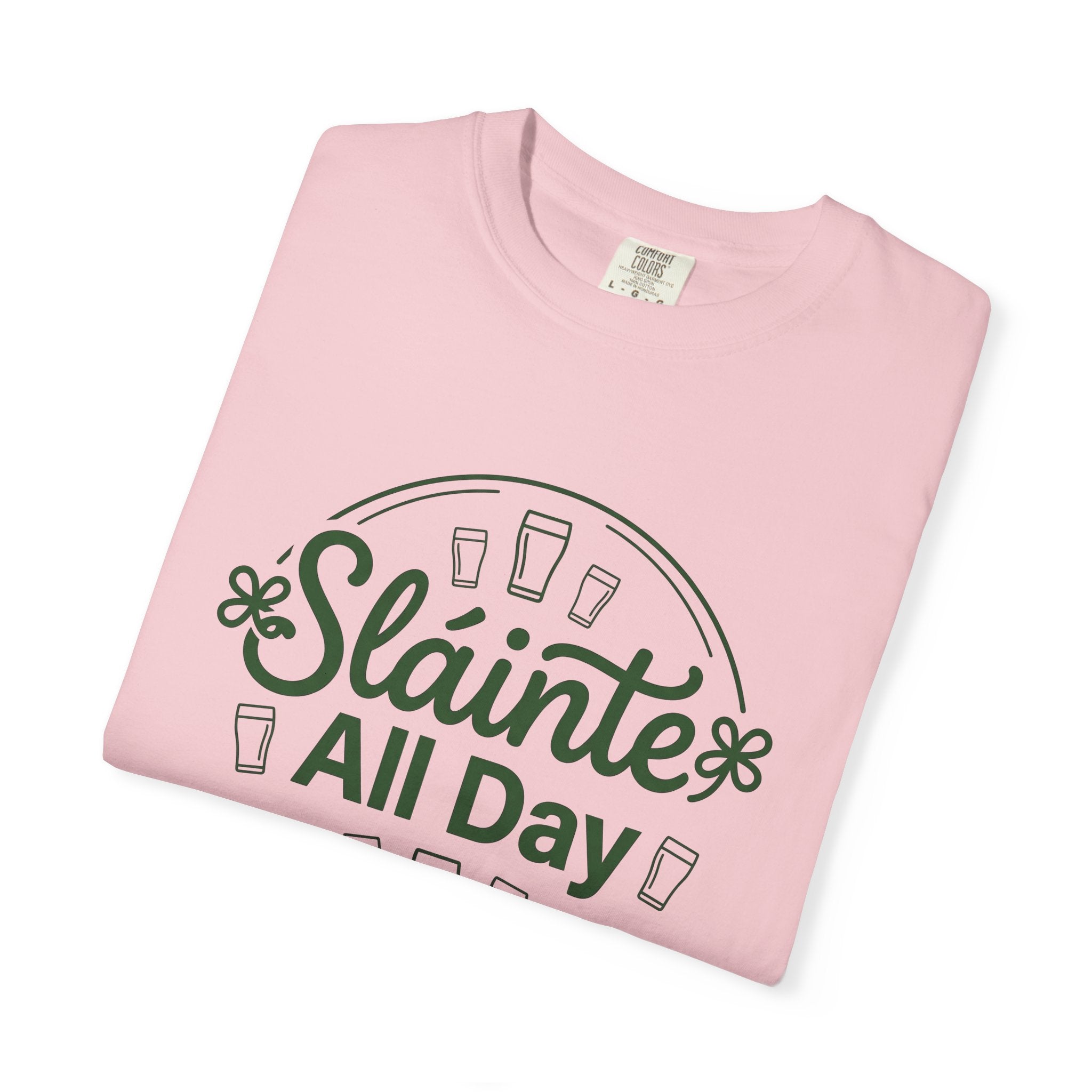 Pint Glass Shirt St Patrick's Day Liquor Gift Women Strong Tee Beer Glass T-Shirt St Patricks Fan Pint Mug Graphic Classic Shamrock Tshirt