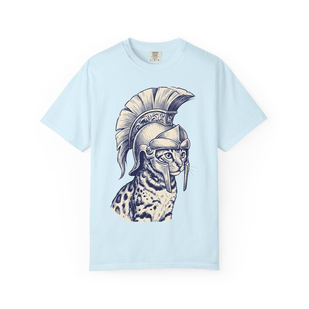 Warrior Cat Shirt Cat Animal Unisex Gift Hand Drawn Tee Feral Cat T-Shirt Cat
