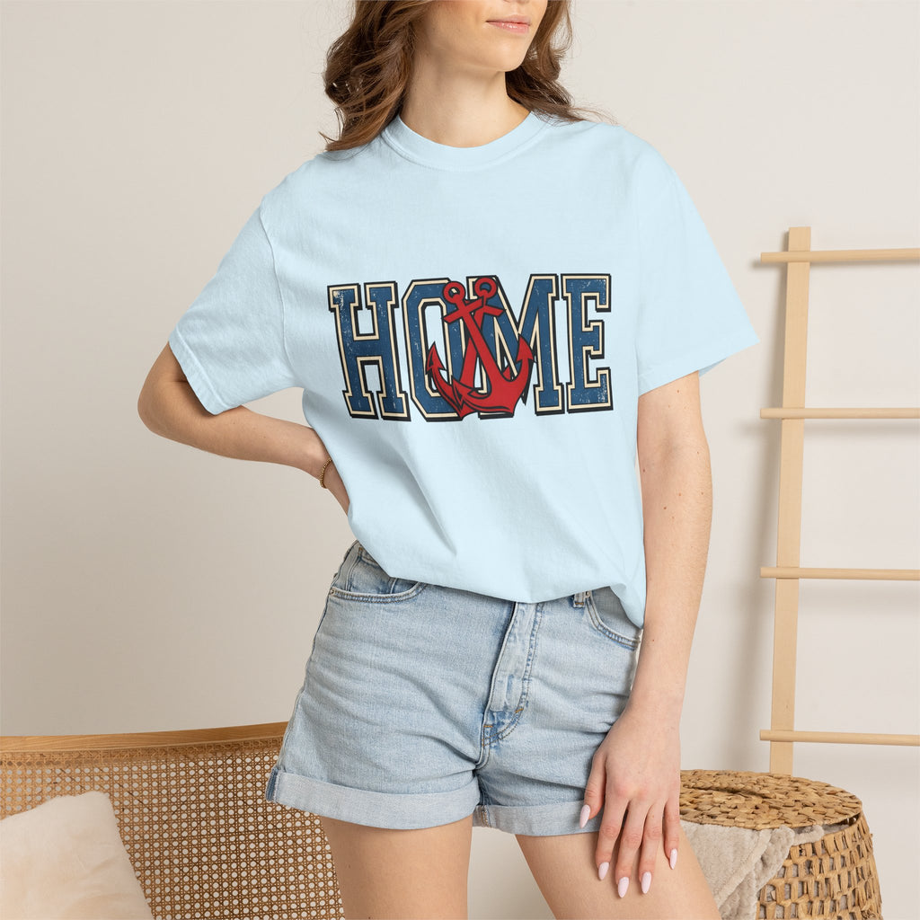 Anchor Illustration Shirt America Seafaring Gift Women Grunge Tee Anchor T-Shirt American Fan Nautical Tshirt Maritime Graphic Old School