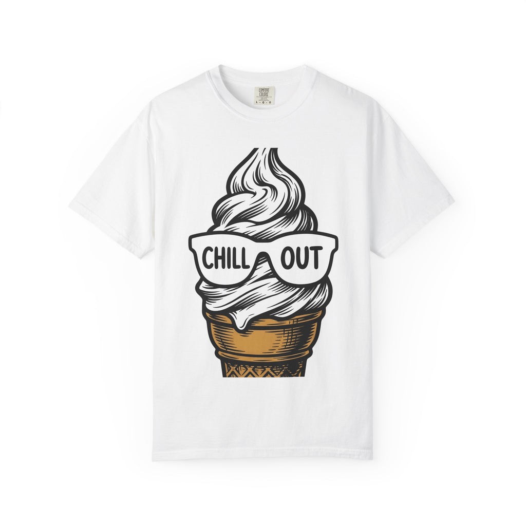 Ice Cream Cone Shirt Desserts Beach Gift Women Retro Tee Ice Cream T-Shirt Sweets Fan Vintage Tshirt Coastal Graphic Sketch Shades Tshirt