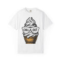 Ice Cream Cone Shirt Desserts Beach Gift Women Retro Tee Ice Cream T-Shirt Sweets Fan Vintage Tshirt Coastal Graphic Sketch Shades Tshirt