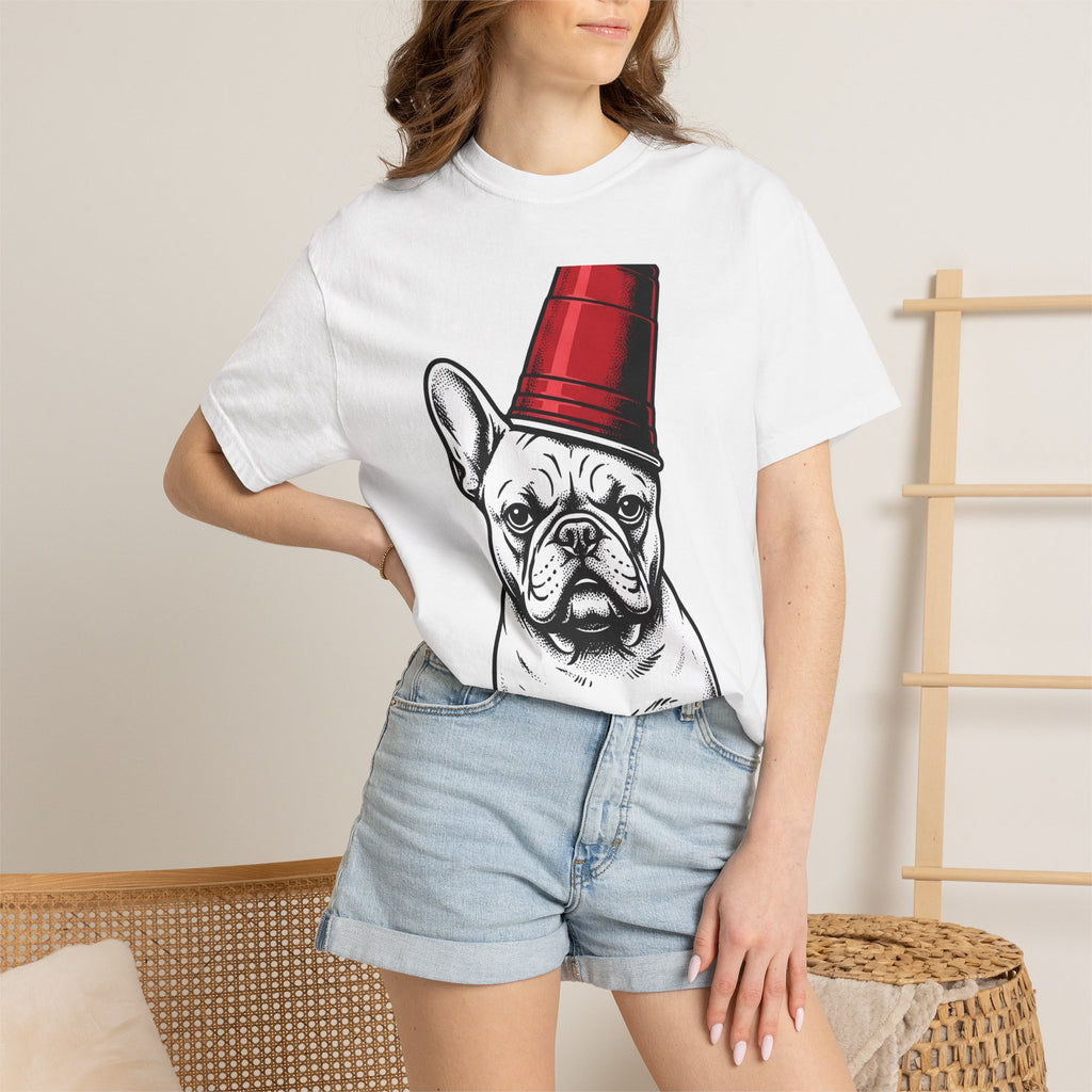 French Bulldog Shirt Dog Humor Gift Women Tattoo Tee Bouledogue Francais T-Shirt Dog Fan Ink Tshirt Funny Graphic Vintage Party Cup Tshirt