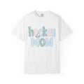 Ice Skate Graphic Shirt Hockey Mom Sports Gift Women Floral Tee Ice Skating T-Shirt Hockey Fan Floral Tshirt Athlete Graphic Retro Pastel