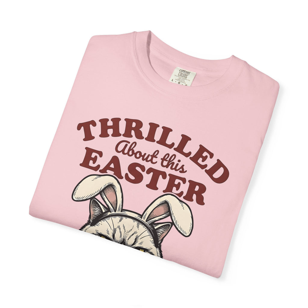 Grumpy Cat Bunny Ears Shirt Easter Humor Gift Women Vintage Tee Grumpy Cat T-Shirt Easter Fan Retro Tshirt Funny Graphic Hand Drawn