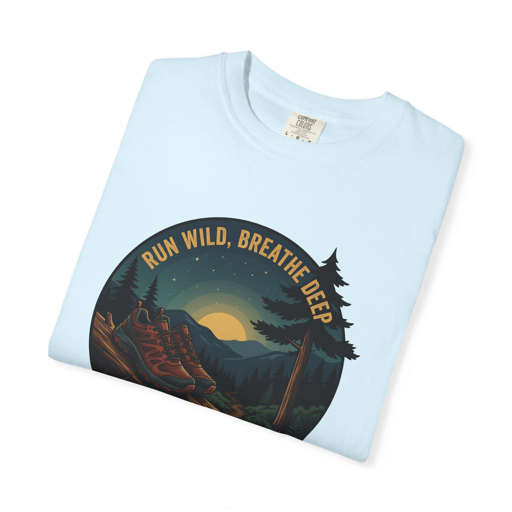 Trail Run Shoes Shirt Sports & Activities Walking Gift Women Nature Art Tee Trail Shoes T-Shirt Athlete Enthusiast Artistic Tshirt Hiking