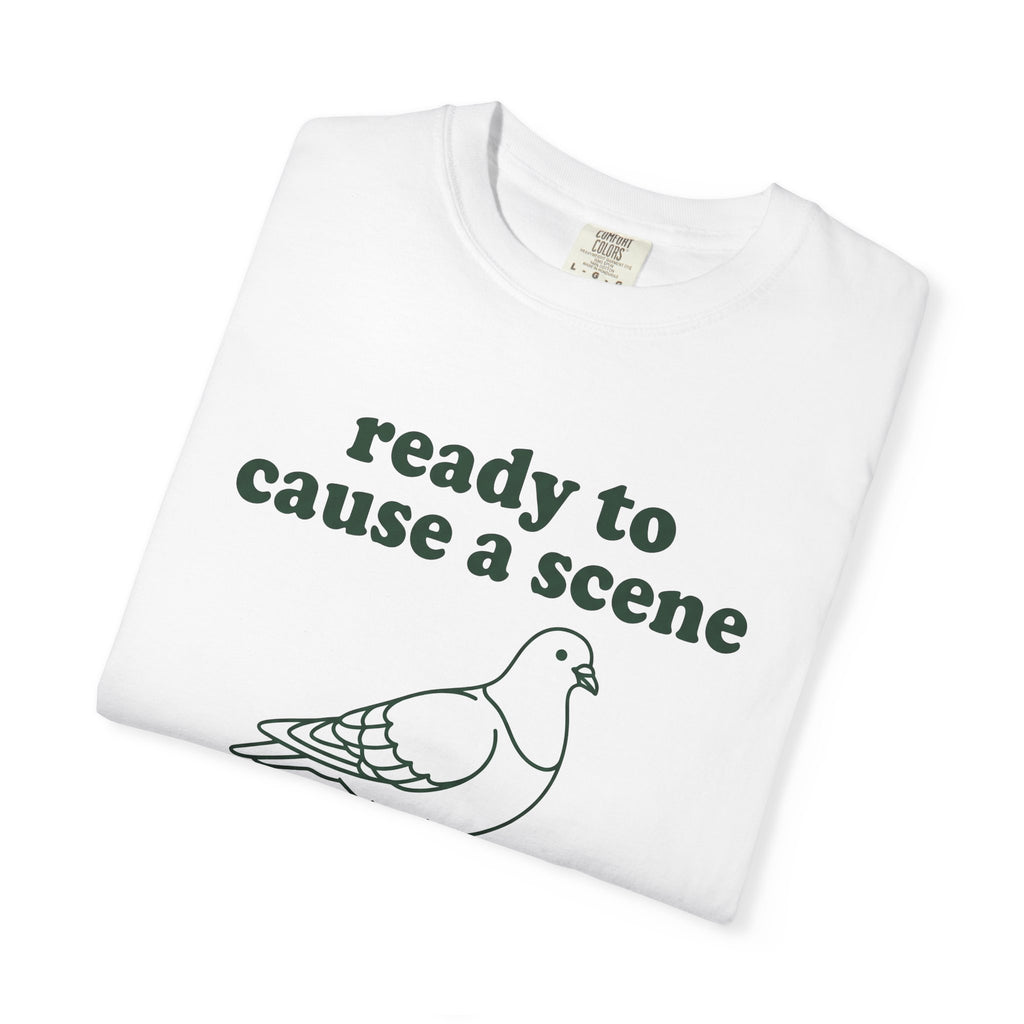Pigeon Roller Skates Shirt Funny Animal Gift Women Minimalist Tee Roller Skater T-Shirt Humor Fan Simple Tshirt Wildlife Graphic Retro