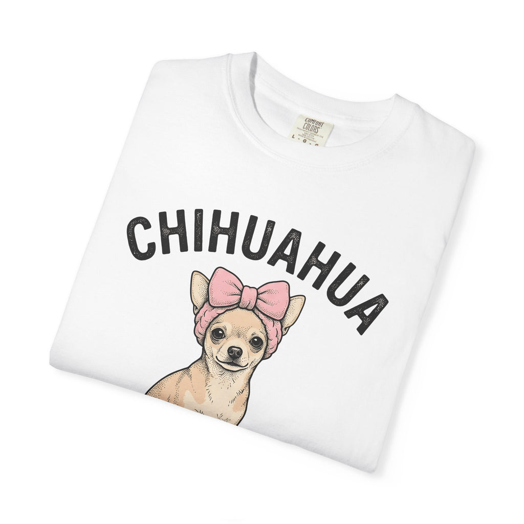 Tiny Chihuahua Shirt Dog Cafe Gift Women Line Art Tee Puppy T-Shirt Dog Fan Minimalist Tshirt Coffee Graphic Classic Coffee Mug Tshirt