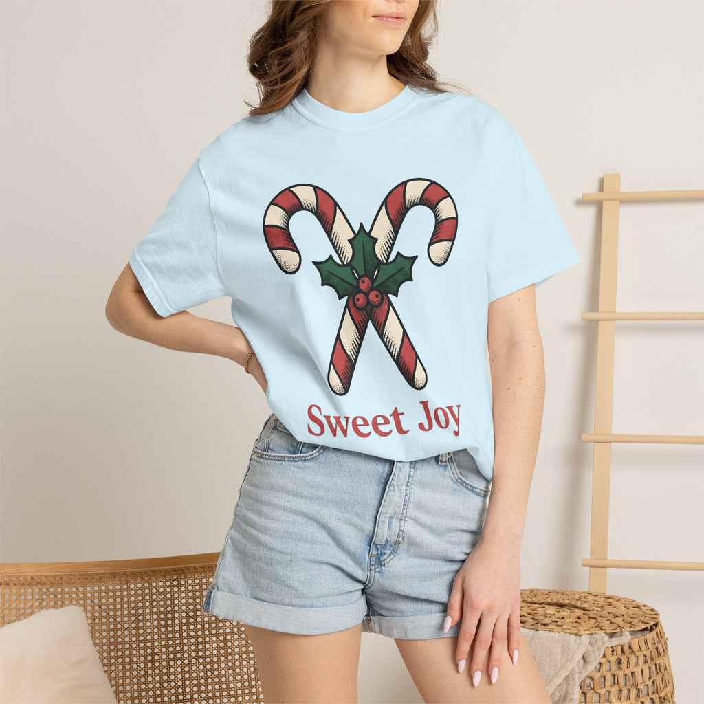 Christmas Sticks Shirt Christmas Celebration Gift Women Shabby Chic Tee Christmas Trees T-Shirt Xmas Fan Holiday Graphic Tshirt Mid Century