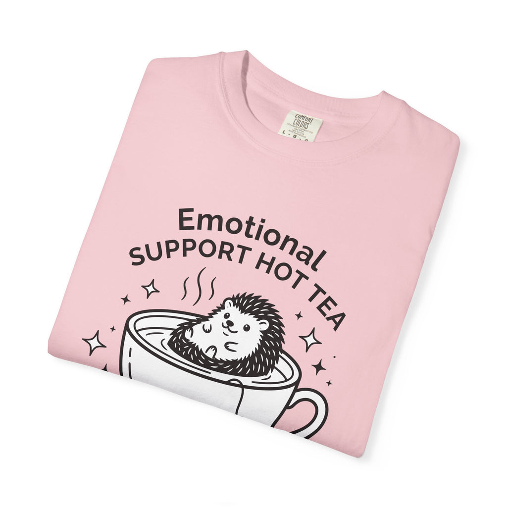 Hedgehog Cup Shirt Drinks Pets Gift Women Adorable Tee Mug T-Shirt Beverage Fan Coffee Cup Tshirt Animal Graphic Simple Sparkles Tshirt