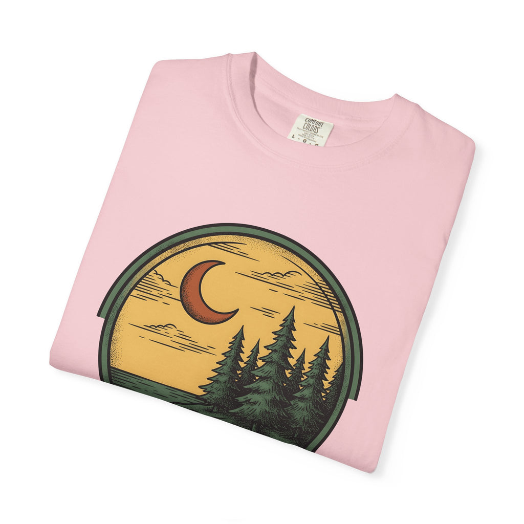 Pine Forest Shirt Nature Outdoors Gift Women Vintage Tee Evergreen T-Shirt Environmental Enthusiast Retro Tshirt Adventure Graphic Hand