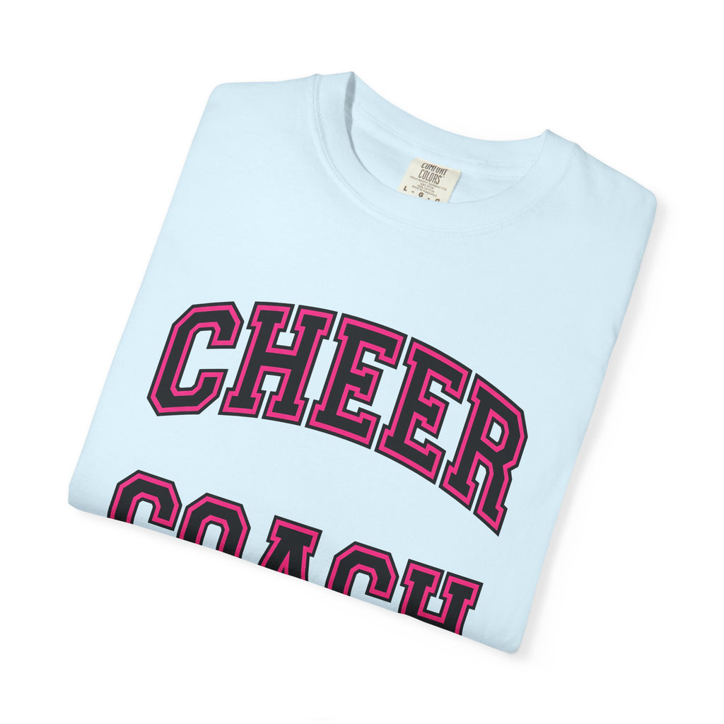 Letterman Lettering Shirt Cheer Coach Squad Gift Women Heavy Tee Monogram T-Shirt Coach Fan Vintage Tshirt Team Graphic Classic Cheer Team