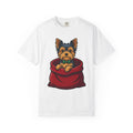 Yorkie Puppy Shirt Dog Pet Supplies Gift Women Pop Art Tee Yorkie T-Shirt Dog Fan Pop Art Tshirt Pet Accessories Graphic Manga Bowtie Tshirt