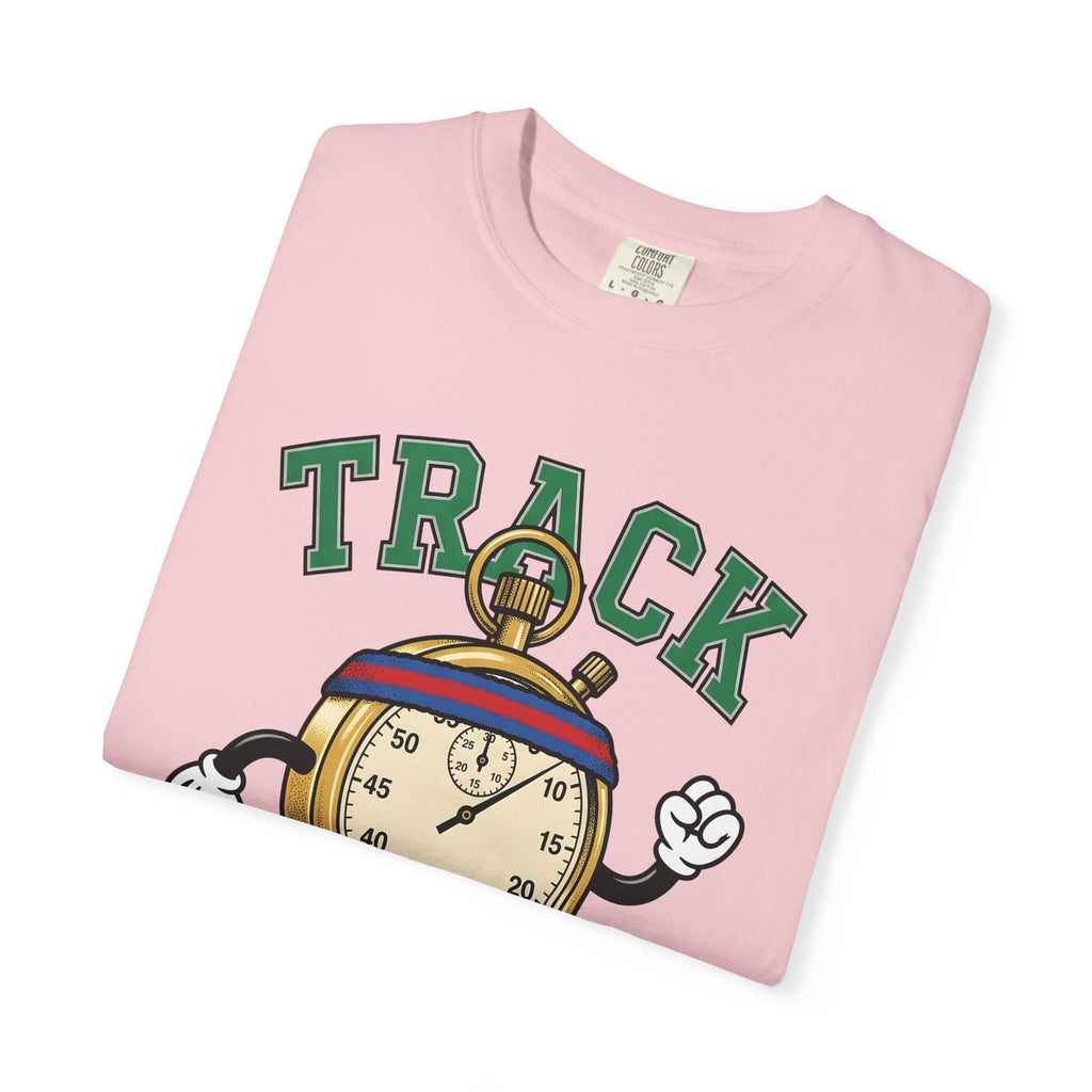 Chronometer Figure Shirt Track Sprint Gift Women Doodle Tee Stopwatch T-Shirt Racing Enthusiast Timer Tshirt Sprinter Graphic Old School