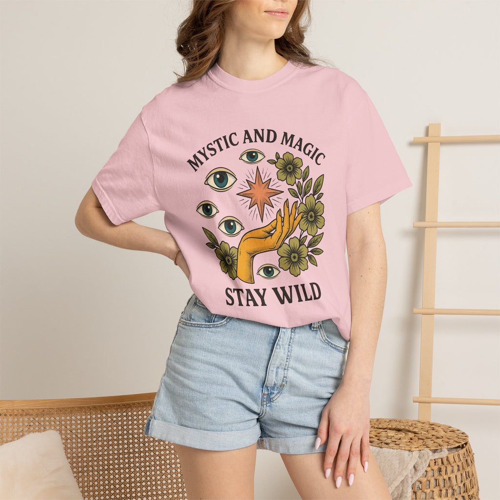 Hand Eye Bloom Shirt Boho Chic Wellness Gift Women Rustic Tee Flower T-Shirt Bohemian Enthusiast Country Tshirt Wellness Graphic Folk