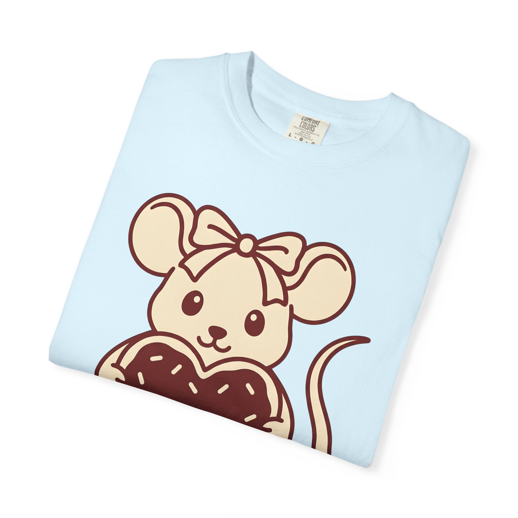 Rat Heart Shirt St. Valentine's Day Pet Gift Women Cute Tee Rodent T-Shirt Valentine Fan Kawaii Tshirt Animal Graphic Comic Ribbon Tshirt