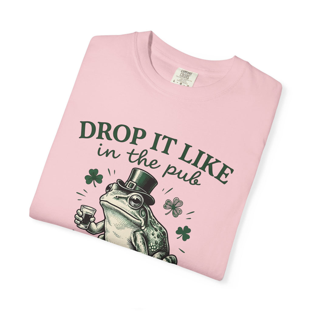 Frog Ale Shirt Funny Random Ireland Gift Women Retro Tee Beer T-Shirt Random Fan Vintage Tshirt Emerald Graphic Sketch Clover Tshirt