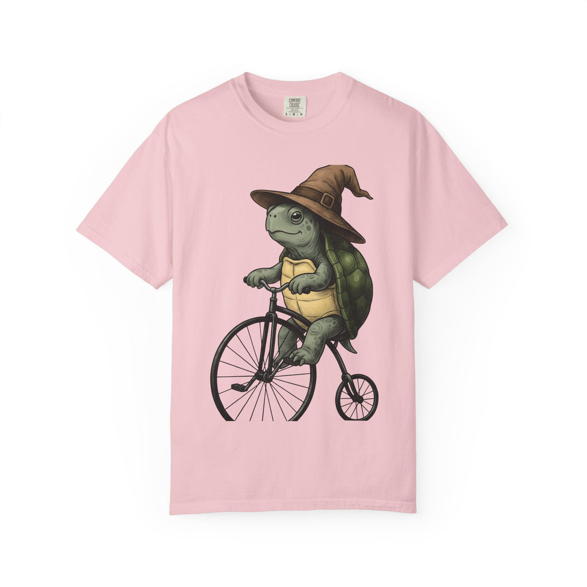 Turtle Bike Shirt Teacher Pets Unisex Gift Hand Drawn Tee Cycle T-Shirt Educator
