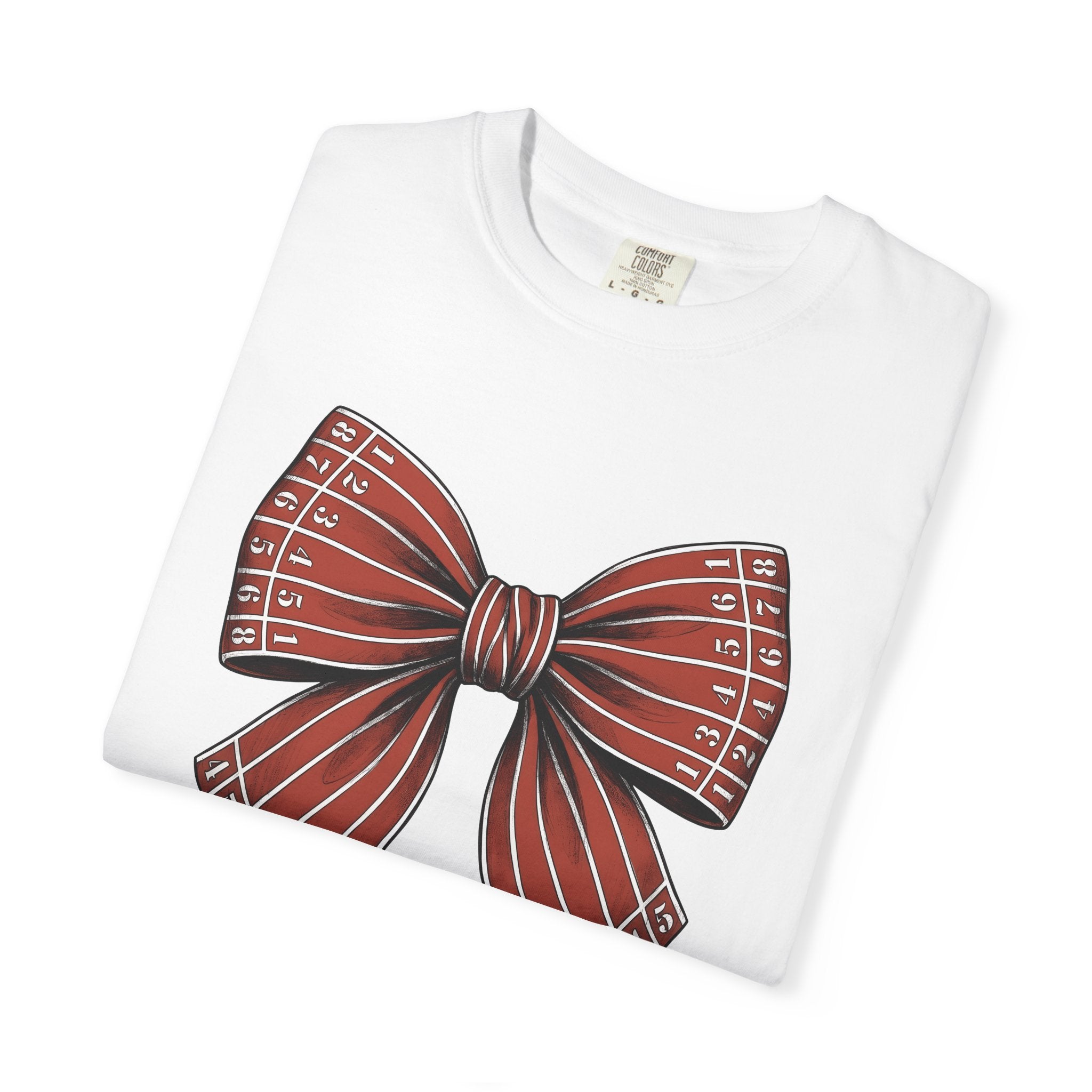Bow Illustration Shirt Moms Education Gift Women Sketch Tee Bow T-Shirt Motherhood Enthusiast Drawing Illustration Graphic Retro Digits