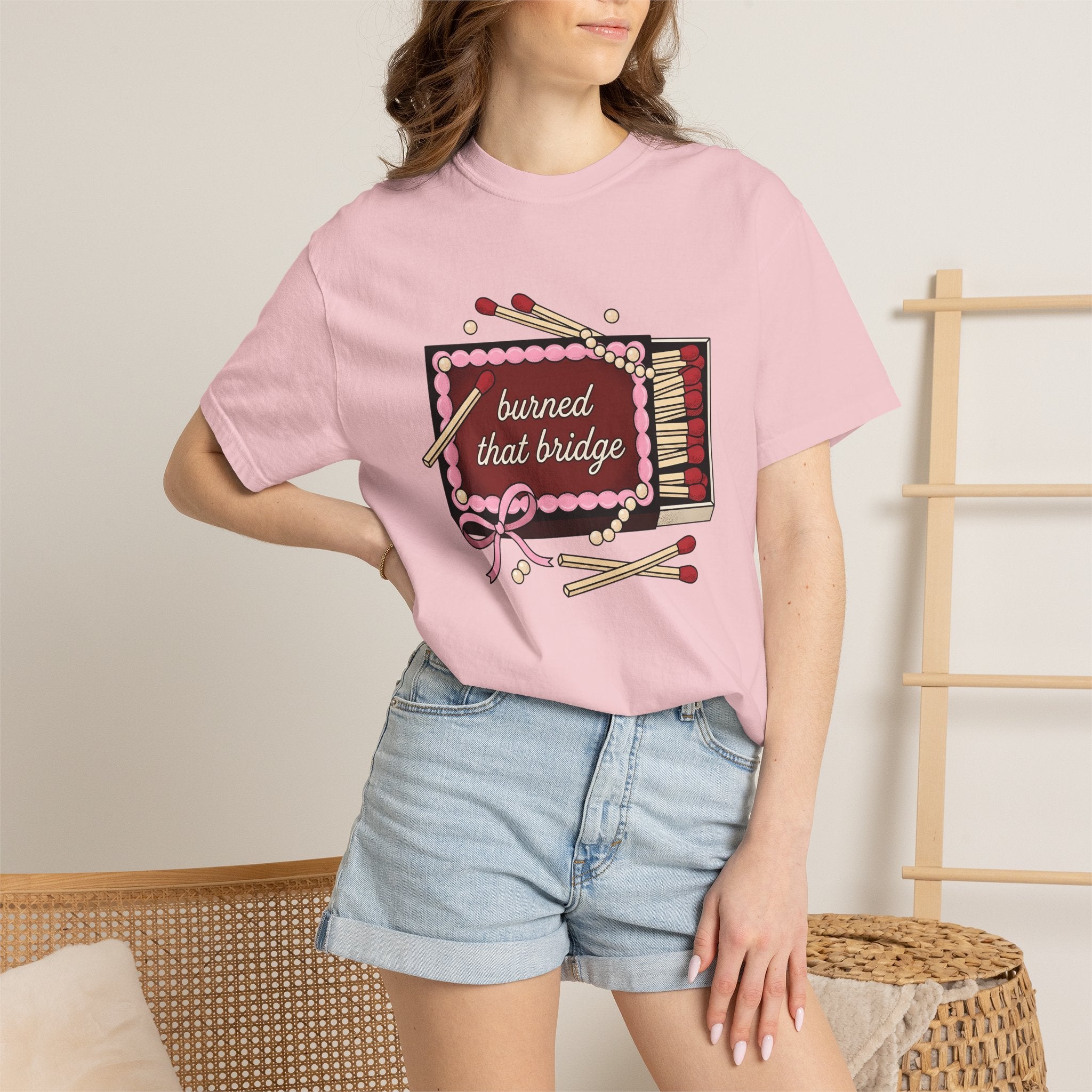 Gift Box Cake Shirt St. Valentine's Day Separation Gift Women Comic Tee Birthday Cake T-Shirt Valentine Fan Cartoon Tshirt Long Distance