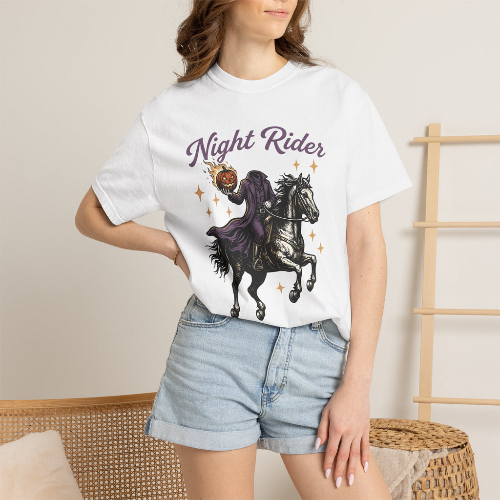Headless Horseman Shirt Halloween Dark Gift Women Antique Tee Horseman T-Shirt Spooky Fan Horseman Tshirt Gothic Graphic Classic