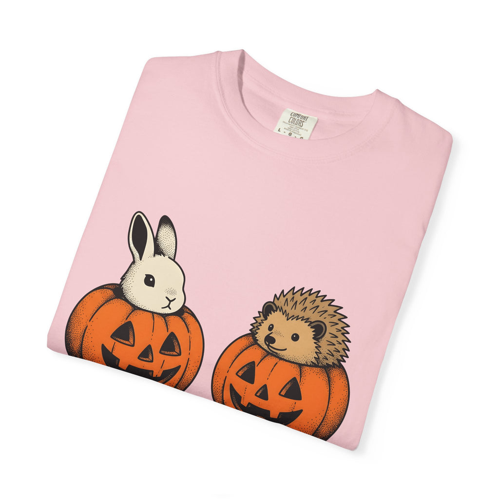 Hare Spiny Squash Shirt Halloween Creatures Gift Women Classic Tee Gourd T-Shirt Horror Fan Retro Tshirt Monster Graphic Drawn Lantern