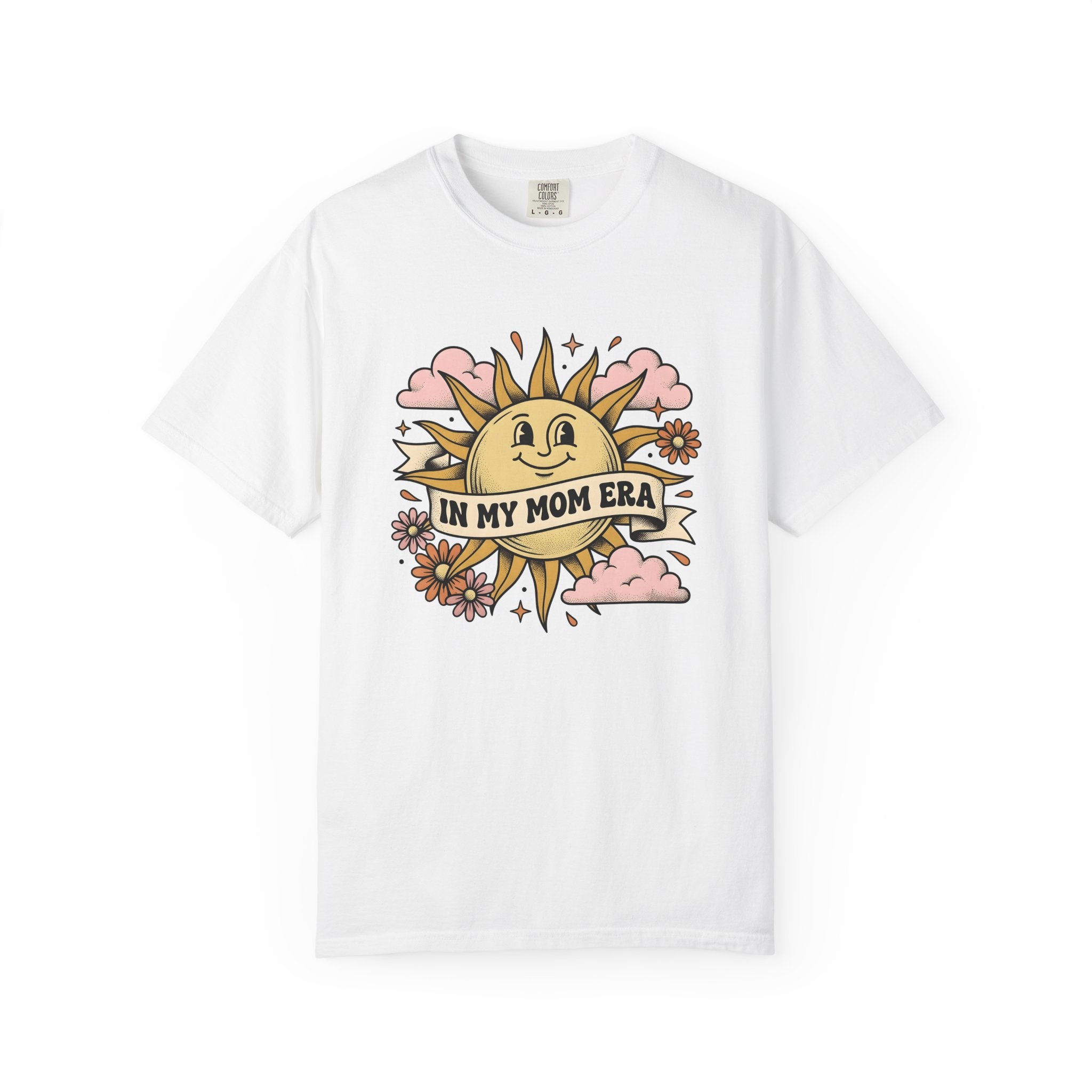 Joyful Sun Shirt Moms Daylight Gift Women Neo Traditional Tee Sunshine T-Shirt Mother Fan Bohemian Tshirt Morning Graphic 80s Petals Tshirt