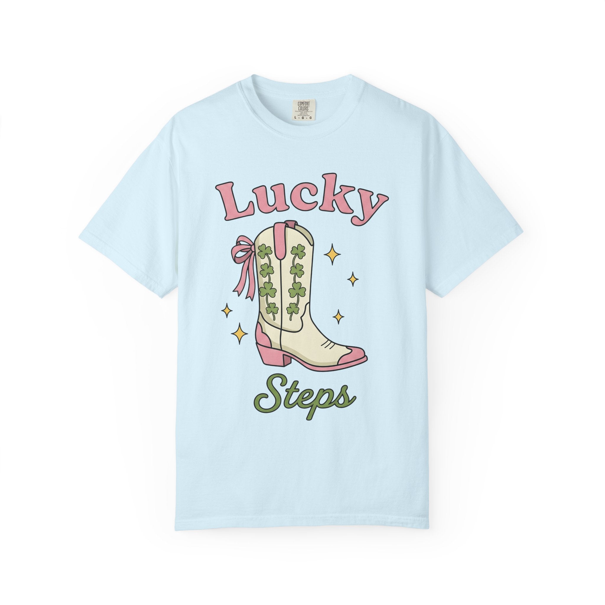 Cowboy Boot Shirt St Patrick's Day Ranch Gift Women Hand Drawn Tee Boot T-Shirt Patrick's Day Fan Illustrated Tshirt Farmhouse Graphic