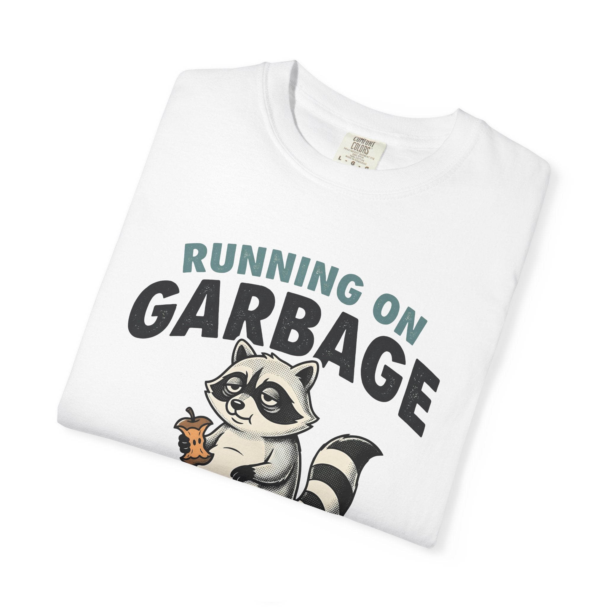 Raccoon Trash Bin Shirt Funny Creatures Gift Women Caricature Tee Trash Panda T-Shirt Humor Fan Cartoon Tshirt Animal Graphic Old School