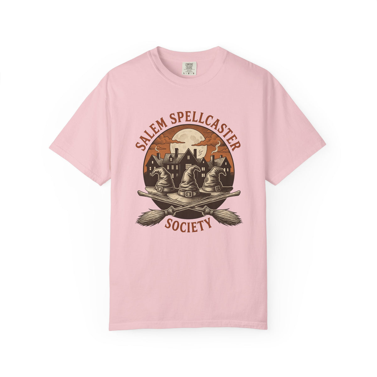Witch Hats Shirt Halloween Magic Gift Women Rustic Tee Pointy Hats T-Shirt Horror Fan Primitive Tshirt Spell Graphic Doodle Broomsticks