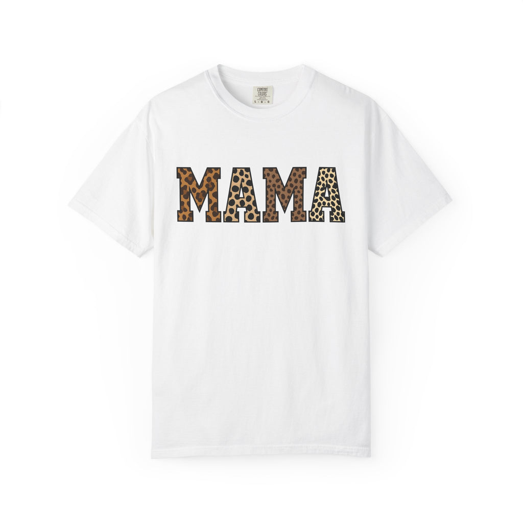 Spotted Print Letters Shirt Moms Critters Gift Women Strong Tee Alphabet T-Shirt Motherhood Fan Bold Tshirt Animal Graphic Old School Wild