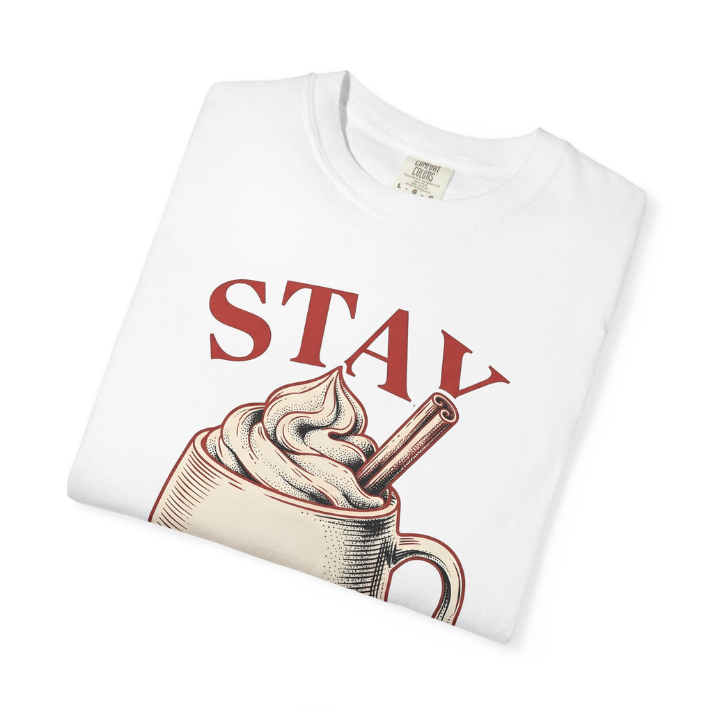 Coffee Mug Shirt Coffee Holiday Gift Women Classic Tee Mug T-Shirt Coffee Fan Vintage Tshirt Christmas Graphic Cartoon Cinnamon Bark Tshirt