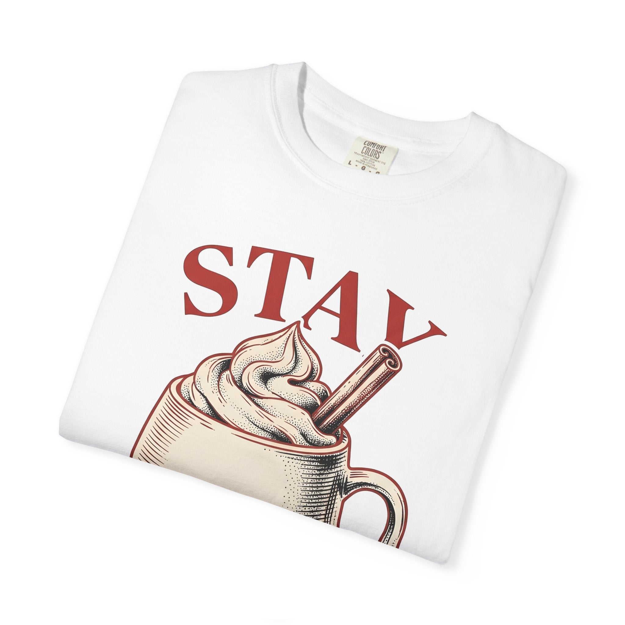 Coffee Mug Shirt Coffee Holiday Gift Women Classic Tee Mug T-Shirt Coffee Fan Vintage Tshirt Christmas Graphic Cartoon Cinnamon Bark Tshirt