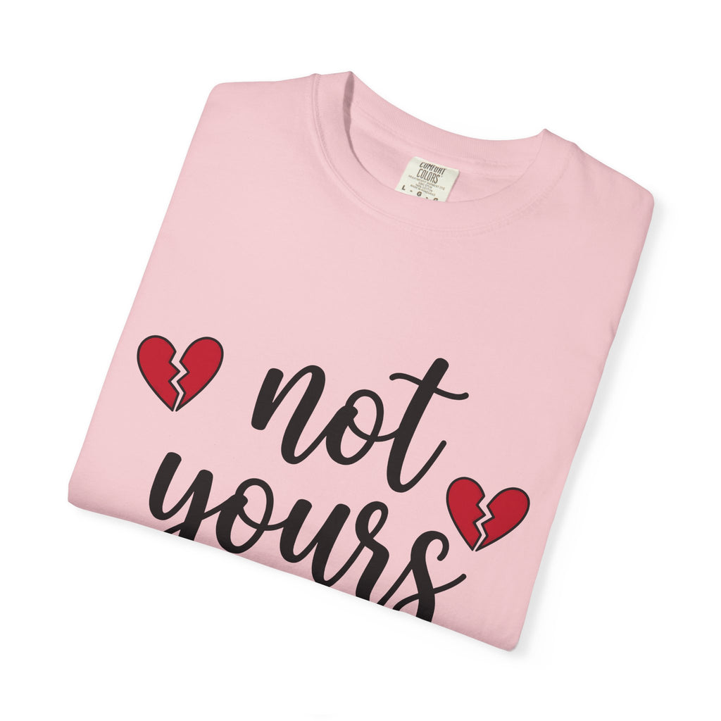 Fractured Heart Shirt St. Valentine's Day Split Gift Women Cartoon Tee Broken Heart T-Shirt Valentine Fan Comic Tshirt Separation Graphic