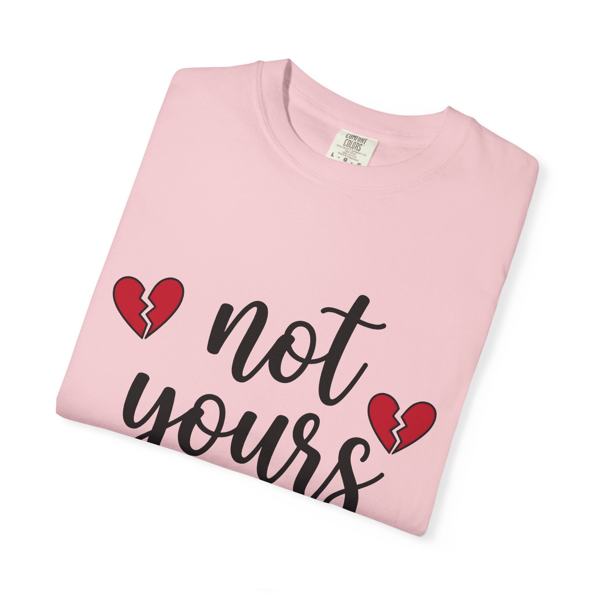 Fractured Heart Shirt St. Valentine's Day Split Gift Women Cartoon Tee Broken Heart T-Shirt Valentine Fan Comic Tshirt Separation Graphic