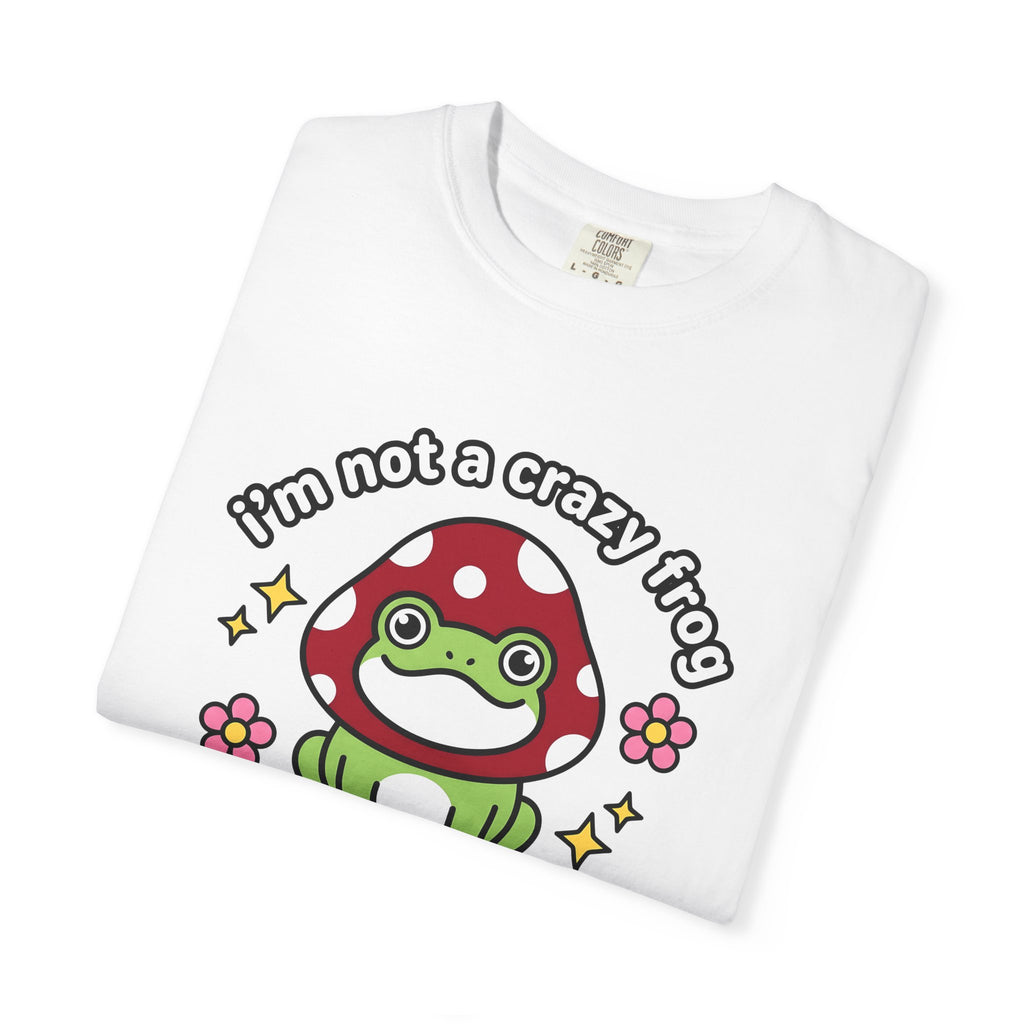 Amphibian Mushroom Shirt Funny Critter Gift Women Playful Tee Fungus T-Shirt Humor Fan Cartoon Tshirt Creature Graphic Illustrated Buds