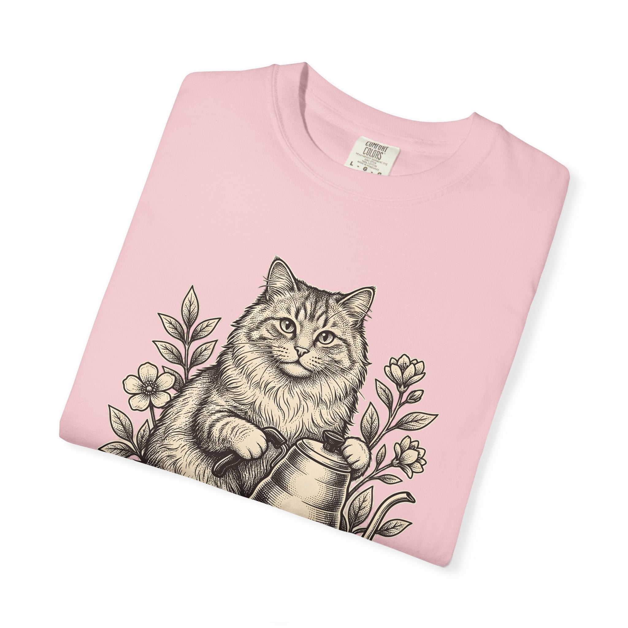 Kitty Coffee Brewer Shirt Coffee Creatures Gift Women Classic Tee Coffee Maker T-Shirt Coffee Fan Vintage Tshirt Animal Graphic Outline
