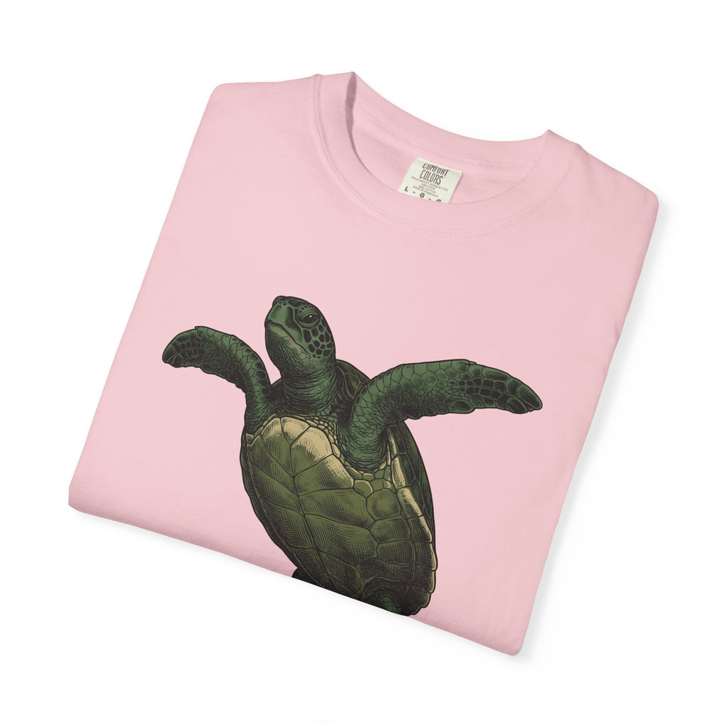 Sea Turtle Shirt Animals Wildlife Gift Women Retro Tee Turtle T-Shirt Animal Fan Creature Tshirt Vintage Tshirt Conservation Graphic Sketch