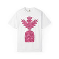 Shiny Carrot Shirt Easter Flowers Gift Women Glitter Tee Carrot T-Shirt Bunny Fan Orange Tshirt Floral Graphic Simple Rose Design Tshirt