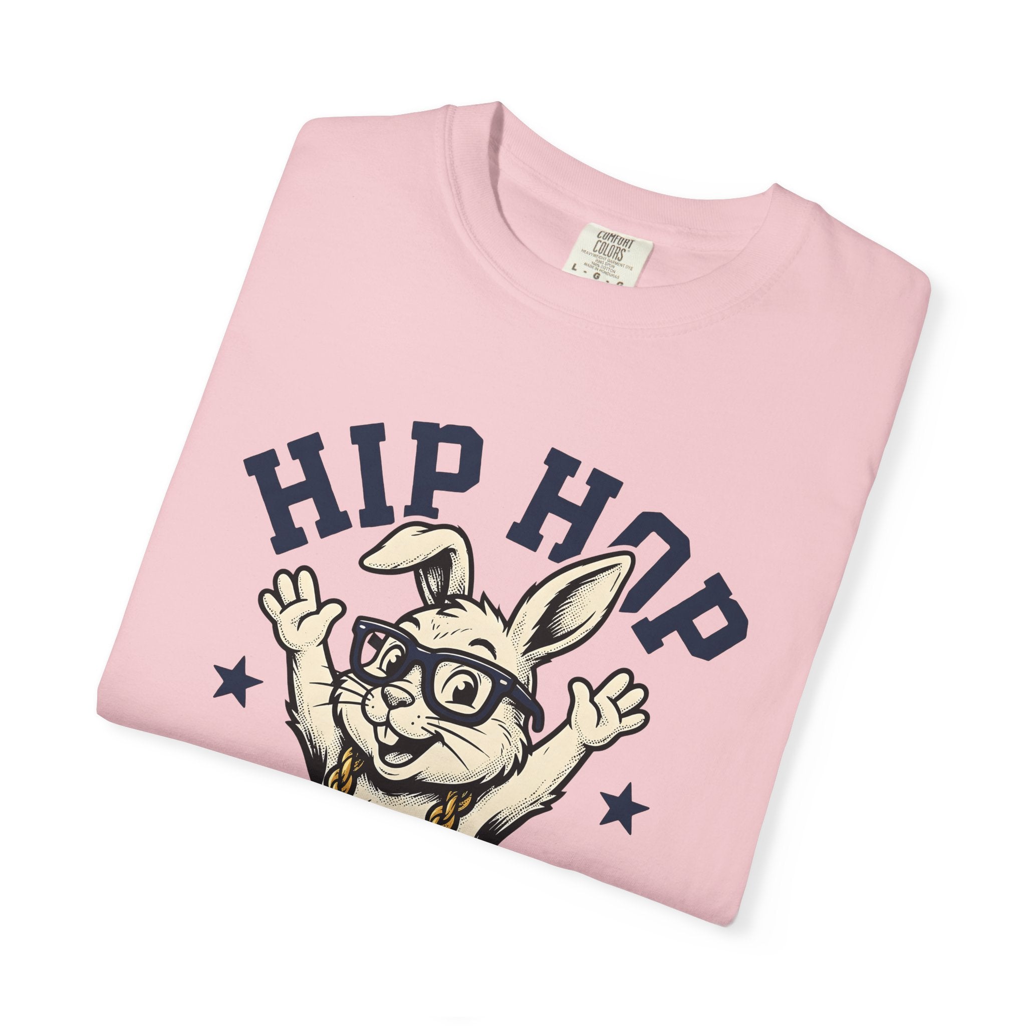 Rabbit Eyewear Shirt Easter Jokes Gift Women Comic Tee Bunny Glasses T-Shirt Easter Fan Cartoon Tshirt Pun Graphic Vintage Gold Necklace