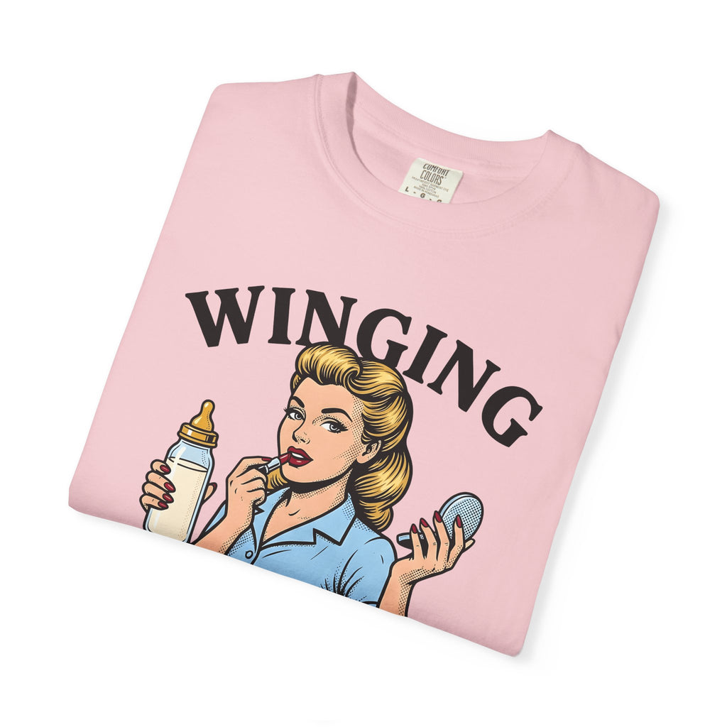 Retro Mom Shirt Moms Parenting Gift Women Pop Art Tee Mom T-Shirt Motherhood Enthusiast Pop Culture Tshirt Parenting Graphic Vintage Baby