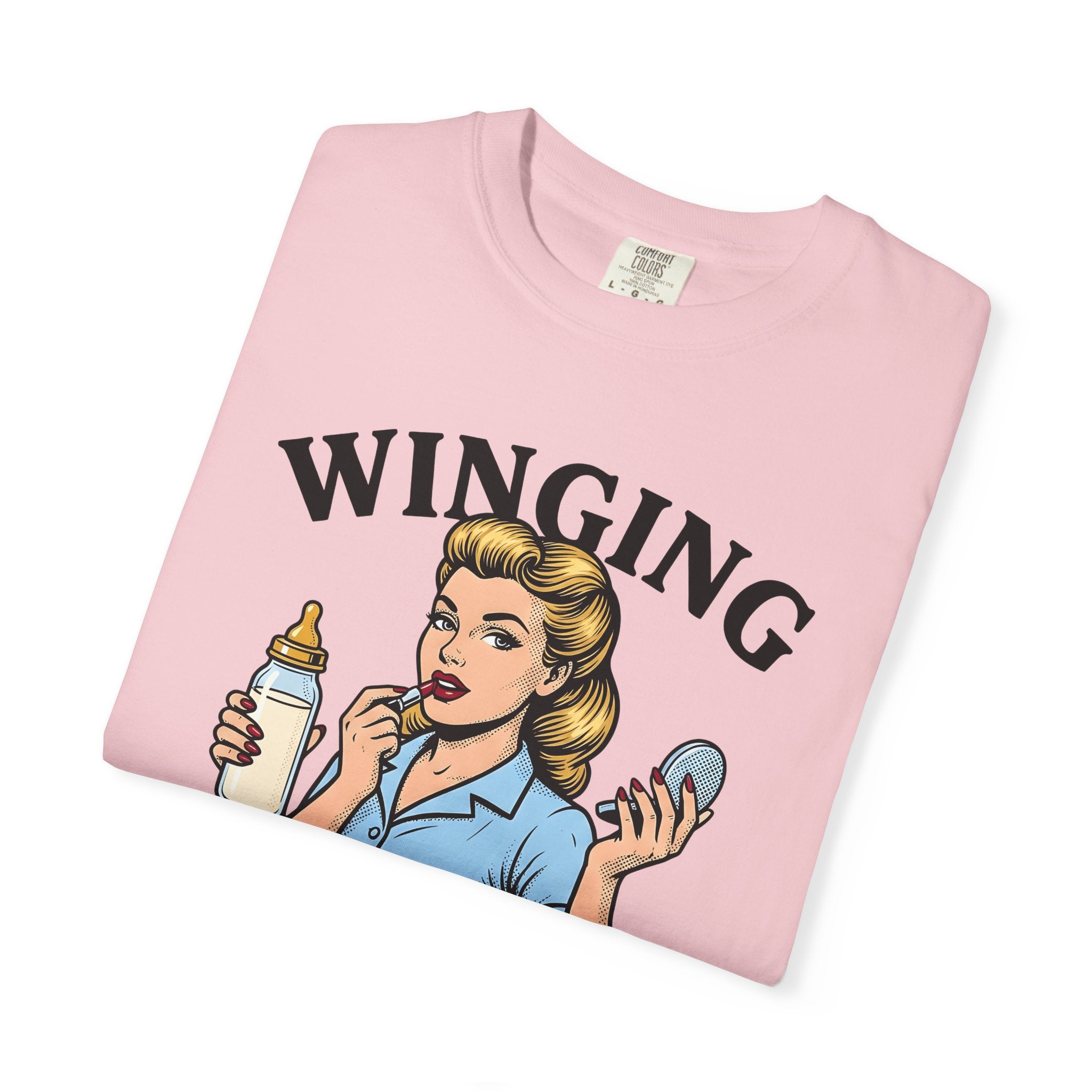 Retro Mom Shirt Moms Parenting Gift Women Pop Art Tee Mom T-Shirt Motherhood Enthusiast Pop Culture Tshirt Parenting Graphic Vintage Baby