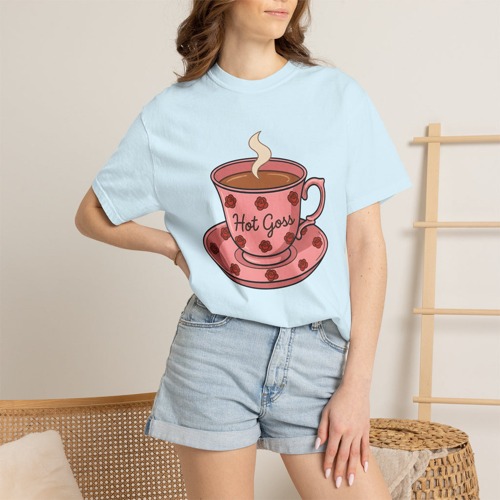 Rose Teacup Shirt Valentines Day Friendship Gift Women Cartoon Tee Teacup T-Shirt Valentine Fan Comic Tshirt Bff Graphic Retro Floral