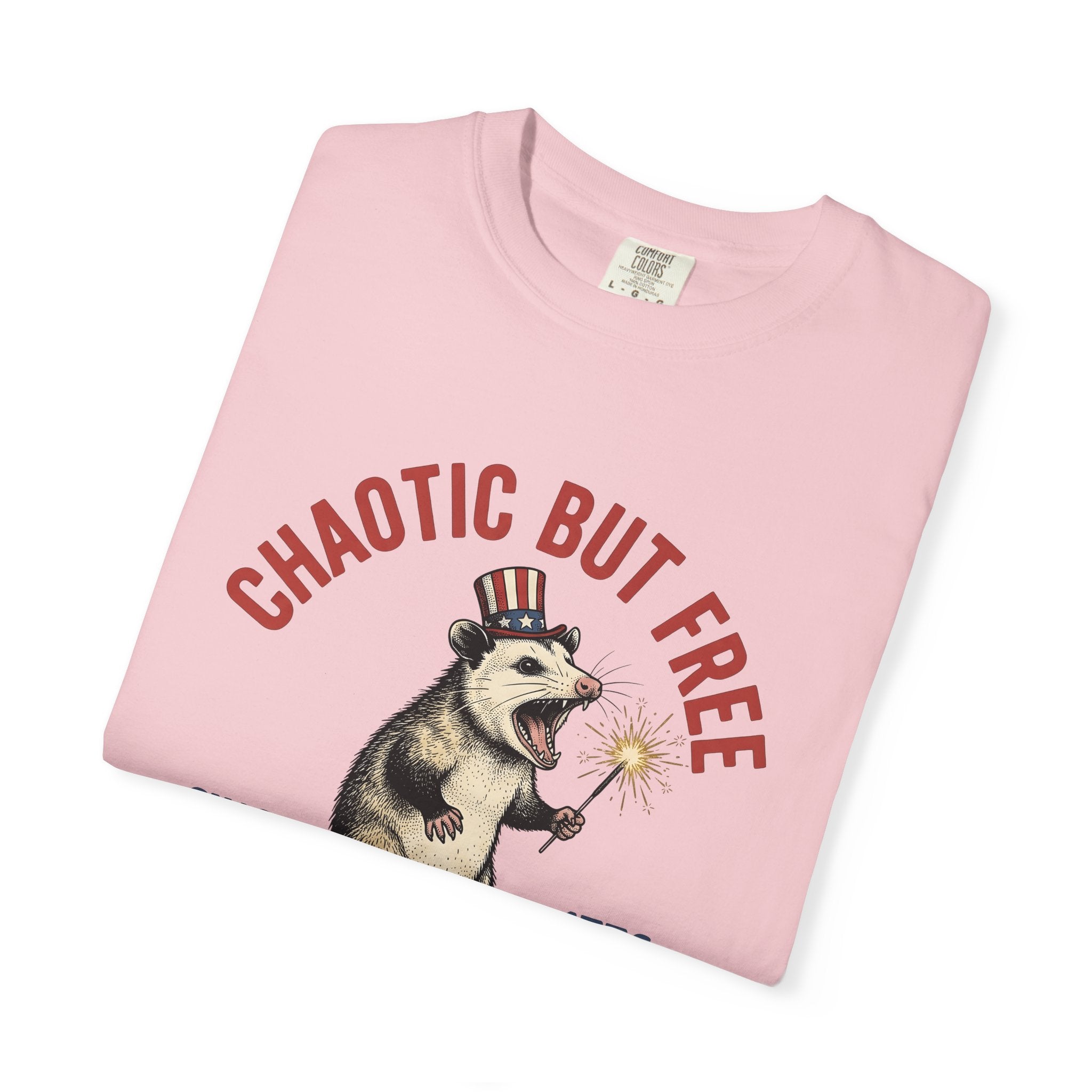 Opossum Sparkler Shirt America Fauna Gift Women Vintage Tee Possum T-Shirt American Fan Retro Tshirt Wildlife Graphic Sketch Cylinder Hat